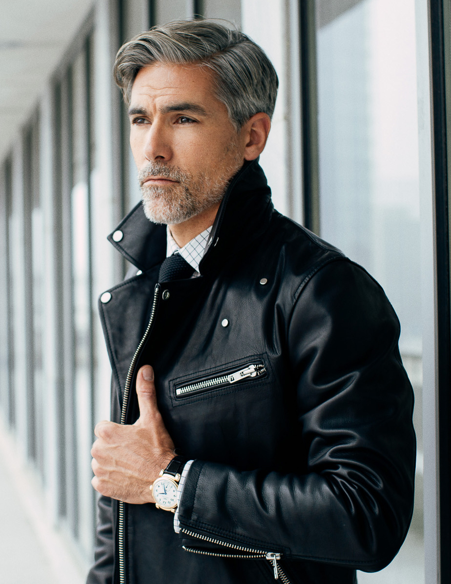 Ethnically ambigious, business casual, smart casual, dress code business casual, business leisure, silver fox,